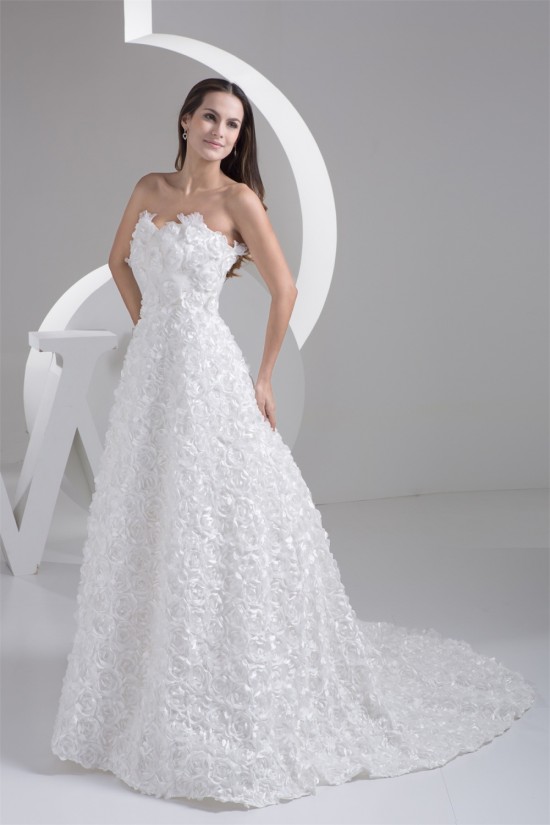 Fantastic A-Line Sleeveless Netting Strapless Wedding Dresses 2030682 Fantastic A-Line Sleeveless Netting Strapless Wedding Dresses 2030682