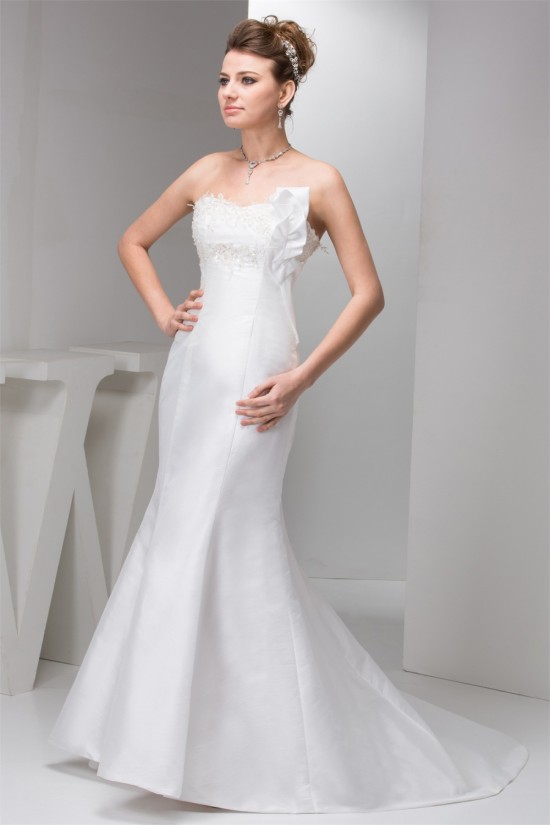 Fantastic A-Line Sleeveless Sweetheart Satin Taffeta Wedding Dresses 2030683 Fantastic A-Line Sleeveless Sweetheart Satin Taffeta Wedding Dresses 2030683