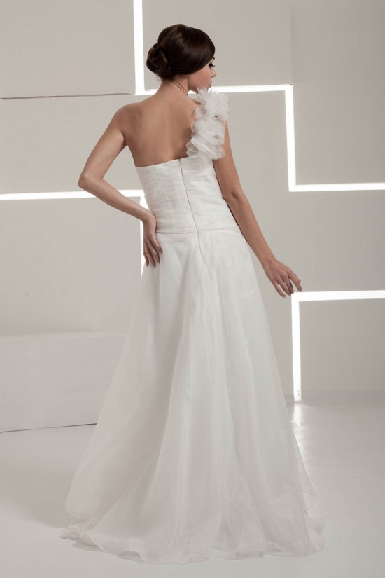 Fantastic One-Shoulder A-Line Sleeveless Wedding Dresses 2030686 Fantastic One-Shoulder A-Line Sleeveless Wedding Dresses 2030686