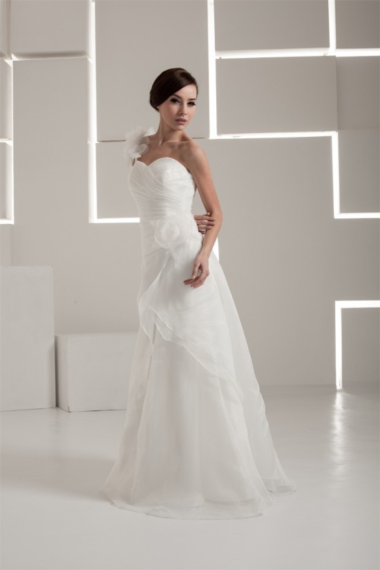 Fantastic One-Shoulder A-Line Sleeveless Wedding Dresses 2030686 Fantastic One-Shoulder A-Line Sleeveless Wedding Dresses 2030686