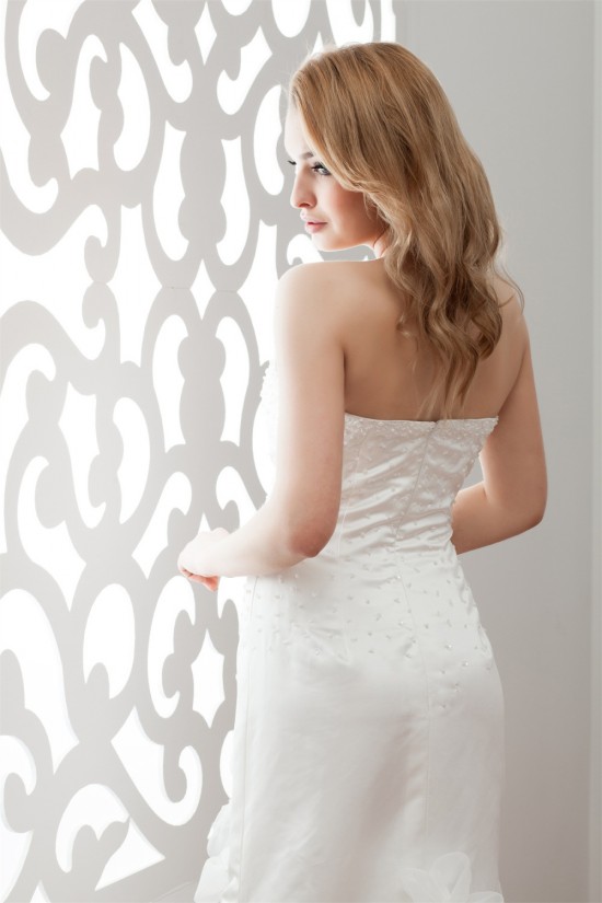 Fantastic Satin Organza A-Line Sleeveless Sweetheart Wedding Dresses 2030689 Fantastic Satin Organza A-Line Sleeveless Sweetheart Wedding Dresses 2030689