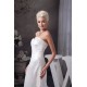 A-Line Satin Sweetheart Sleeveless Sweet Wedding Dresses 2030698