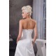 A-Line Satin Sweetheart Sleeveless Sweet Wedding Dresses 2030698
