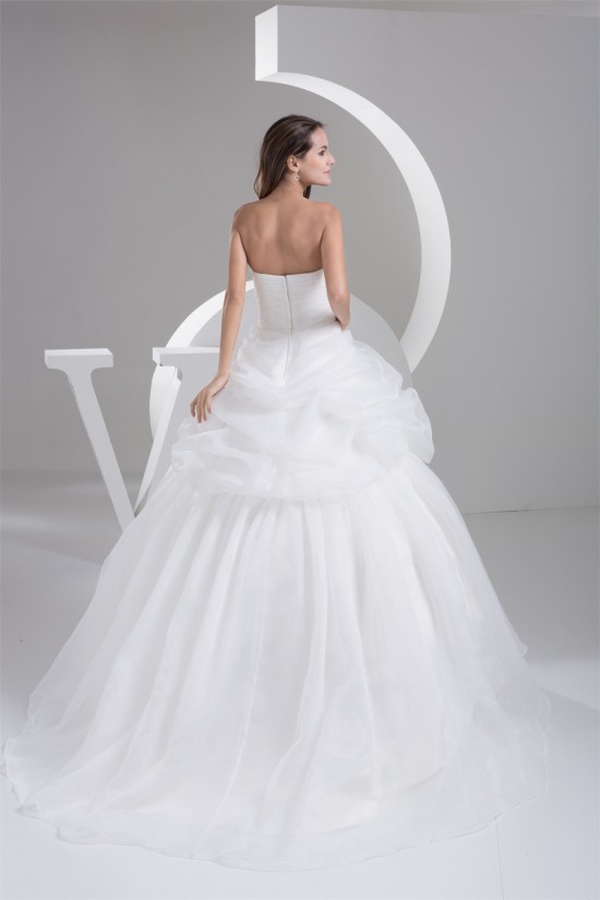 Ball Gown Sleeveless Sweetheart Satin Sweet Wedding Dresses 2030700 Ball Gown Sleeveless Sweetheart Satin Sweet Wedding Dresses 2030700