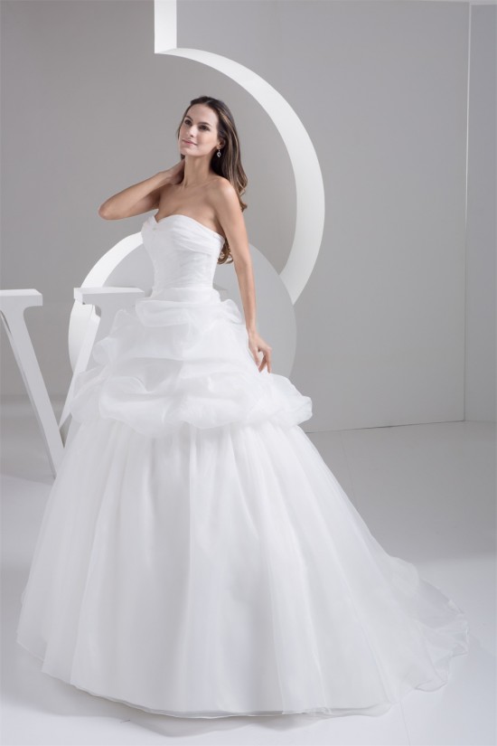 Ball Gown Sleeveless Sweetheart Satin Sweet Wedding Dresses 2030700 Ball Gown Sleeveless Sweetheart Satin Sweet Wedding Dresses 2030700