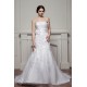 Fashionable Sleeveless A-Line Beaded Lace Strapless Wedding Dresses 2030706 Fashionable Sleeveless A-Line Beaded Lace Strapless Wedding Dresses 2030706