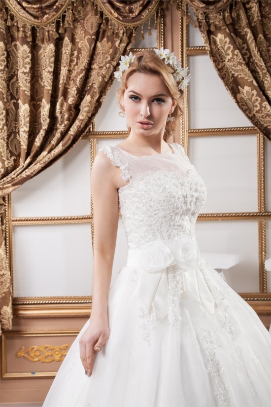 Fashionable Ball Gown Square Satin Organza Lace Wedding Dresses 2030707 Fashionable Ball Gown Square Satin Organza Lace Wedding Dresses 2030707