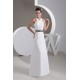 A-Line Sleeveless V-Neck Chiffon Floor-Length Wedding Dresses 2030708
