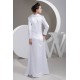 Floor-Length A-Line V-Neck Covered Buttons Wedding Dresses 2030710 Floor-Length A-Line V-Neck Covered Buttons Wedding Dresses 2030710