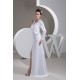 Floor-Length A-Line V-Neck Covered Buttons Wedding Dresses 2030710 Floor-Length A-Line V-Neck Covered Buttons Wedding Dresses 2030710