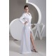 Floor-Length A-Line V-Neck Covered Buttons Wedding Dresses 2030710 Floor-Length A-Line V-Neck Covered Buttons Wedding Dresses 2030710