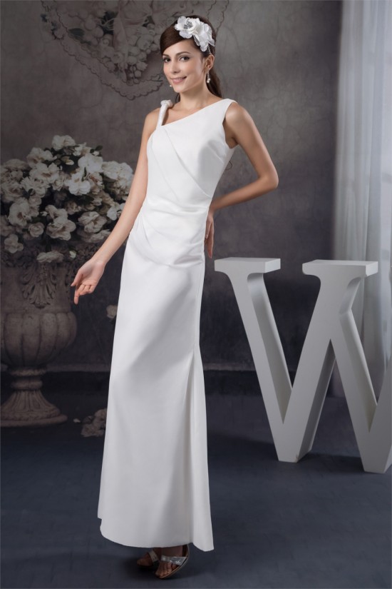 Sheath/COlumn Floor-Length Straps Wedding Dresses 2030711 Sheath/COlumn Floor-Length Straps Wedding Dresses 2030711