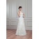 Satin Lace A-Line Short Sleeve Floor-Length Wedding Dresses with A Lace Jacket 2030714 Satin Lace A-Line Short Sleeve Floor-Length Wedding Dresses with A Lace Jacket 2030714