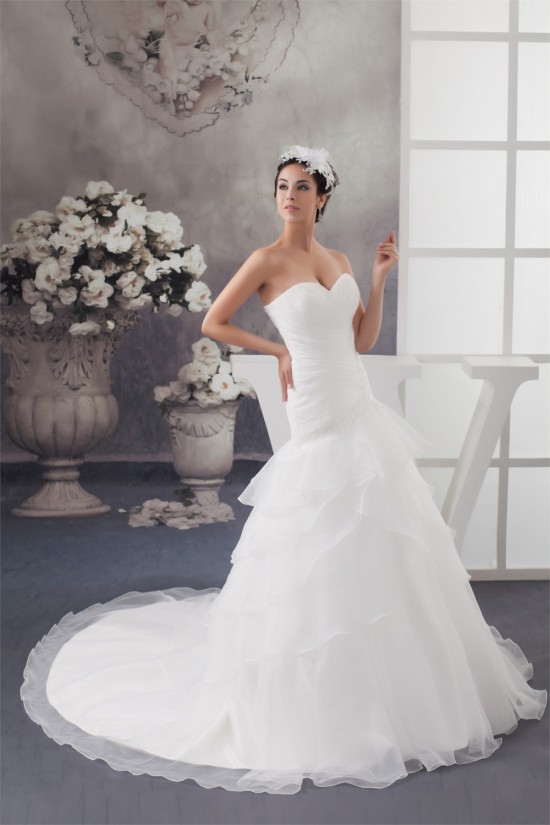 A-Line Sleeveless Sweetheart Wedding Dresses 2030717 A-Line Sleeveless Sweetheart Wedding Dresses 2030717