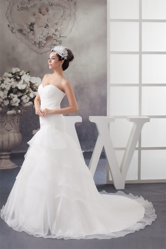 A-Line Sleeveless Sweetheart Wedding Dresses 2030717 A-Line Sleeveless Sweetheart Wedding Dresses 2030717