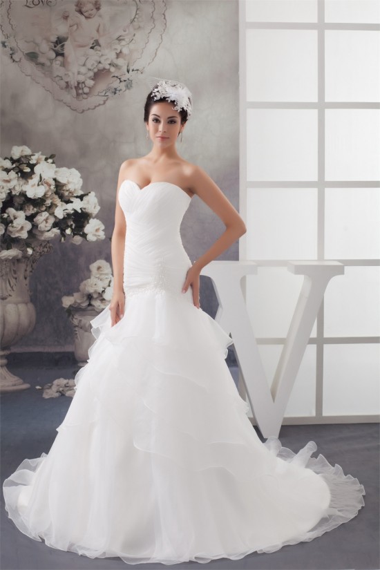 A-Line Sleeveless Sweetheart Wedding Dresses 2030717 A-Line Sleeveless Sweetheart Wedding Dresses 2030717