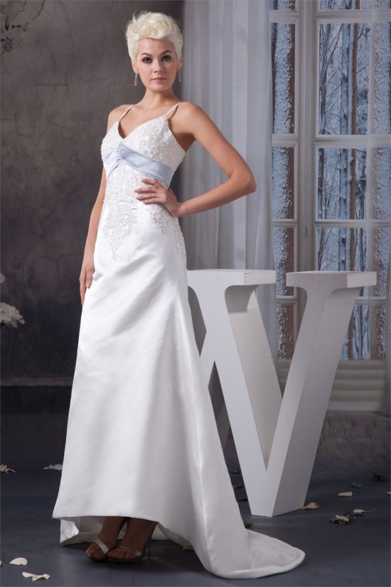 A-Line Spaghetti Straps Sleeveless Lace Wedding Dresses 2030718 A-Line Spaghetti Straps Sleeveless Lace Wedding Dresses 2030718