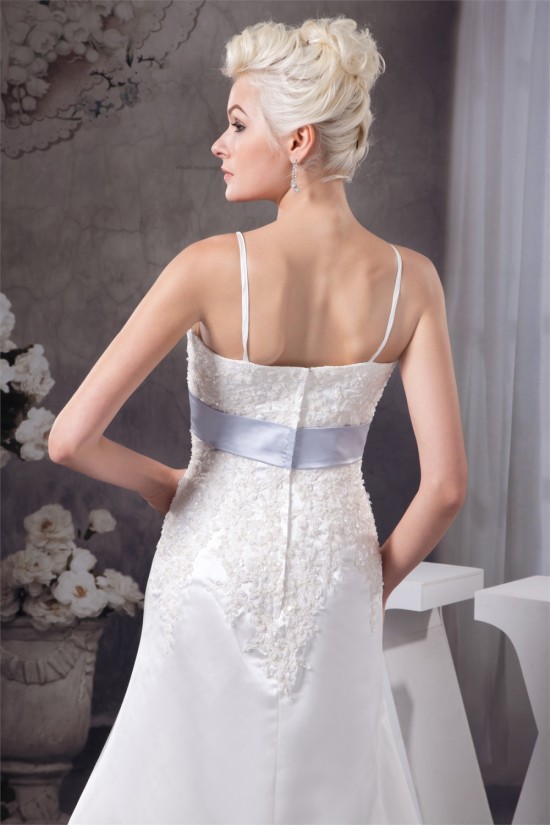 A-Line Spaghetti Straps Sleeveless Lace Wedding Dresses 2030718 A-Line Spaghetti Straps Sleeveless Lace Wedding Dresses 2030718