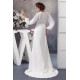 Sheath/Column Long Sleeve Sweep Train Best Wedding Dresses 2030726 Sheath/Column Long Sleeve Sweep Train Best Wedding Dresses 2030726