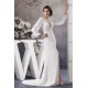 Sheath/Column Long Sleeve Sweep Train Best Wedding Dresses 2030726 Sheath/Column Long Sleeve Sweep Train Best Wedding Dresses 2030726
