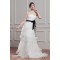 Great Satin Organza A-Line Strapless Sleeveless Wedding Dresses 2030727