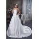 A-Line Soft Sleeveless Satin Strapless Chapel Train Wedding Dresses 2030730 A-Line Soft Sleeveless Satin Strapless Chapel Train Wedding Dresses 2030730