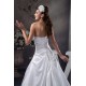 A-Line Soft Sleeveless Satin Strapless Chapel Train Wedding Dresses 2030730 A-Line Soft Sleeveless Satin Strapless Chapel Train Wedding Dresses 2030730