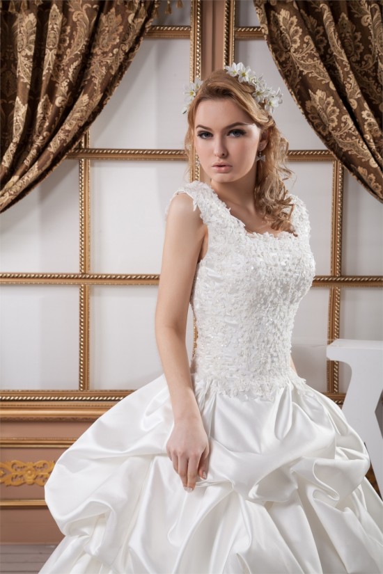 Great Square Ball Gown Satin Taffeta Lace Wedding Dresses 2030732 Great Square Ball Gown Satin Taffeta Lace Wedding Dresses 2030732
