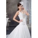 A-Line Straps Sleeveless Satin Taffeta Wedding Dresses 2030733