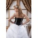 Ball Gown Halter Floor-Length Black White Beading Wedding Dresses 2030737 Ball Gown Halter Floor-Length Black White Beading Wedding Dresses 2030737