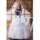 Ball Gown Halter Floor-Length Black White Beading Wedding Dresses 2030737 Ball Gown Halter Floor-Length Black White Beading Wedding Dresses 2030737