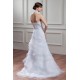 High-Neck A-Line Satin Organza Sleeveless Wedding Dresses 2030739 High-Neck A-Line Satin Organza Sleeveless Wedding Dresses 2030739