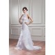 High-Neck A-Line Satin Organza Sleeveless Wedding Dresses 2030739 High-Neck A-Line Satin Organza Sleeveless Wedding Dresses 2030739