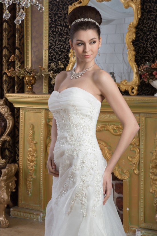 Hot Sale A-Line Sweetheart Sleeveless Lace Wedding Dresses 2030745 Hot Sale A-Line Sweetheart Sleeveless Lace Wedding Dresses 2030745