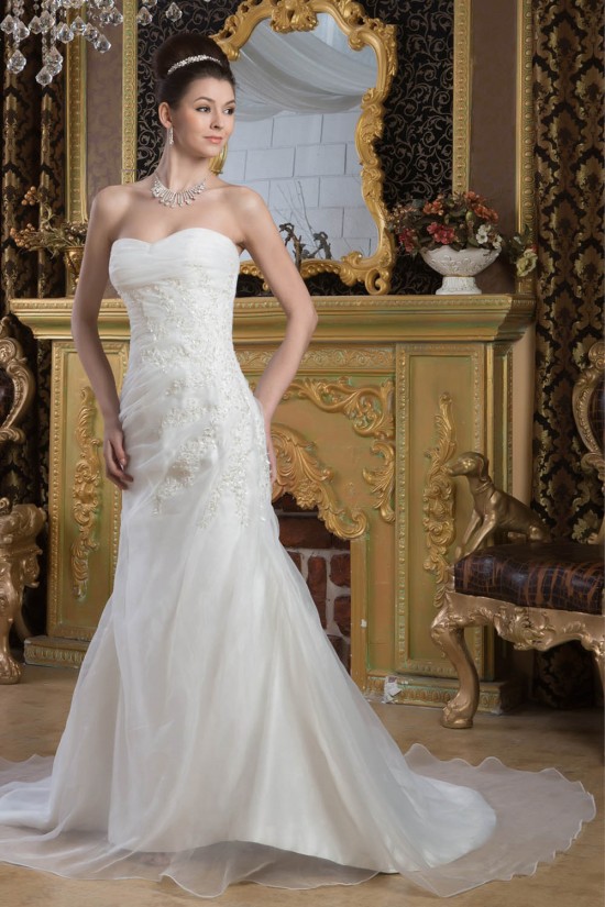 Hot Sale A-Line Sweetheart Sleeveless Lace Wedding Dresses 2030745 Hot Sale A-Line Sweetheart Sleeveless Lace Wedding Dresses 2030745