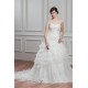 A-Line Satin Organza Sweetheart Chapel Train Lace Wedding Dresses 2030753 A-Line Satin Organza Sweetheart Chapel Train Lace Wedding Dresses 2030753