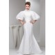 Lace Silk like Satin Mermaid/Trumpet Half Elbow Sleeve Wedding Dresses 2030755 Lace Silk like Satin Mermaid/Trumpet Half Elbow Sleeve Wedding Dresses 2030755