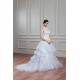 A-Line Halter Sleeveless Satin Organza Lace High Neck Wedding Dresses 2030756 A-Line Halter Sleeveless Satin Organza Lace High Neck Wedding Dresses 2030756