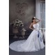 Ball Gown Chapel Train Sleeveless Strapless Sweet Wedding Dresses 2030758