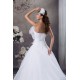 Ball Gown Chapel Train Sleeveless Strapless Sweet Wedding Dresses 2030758