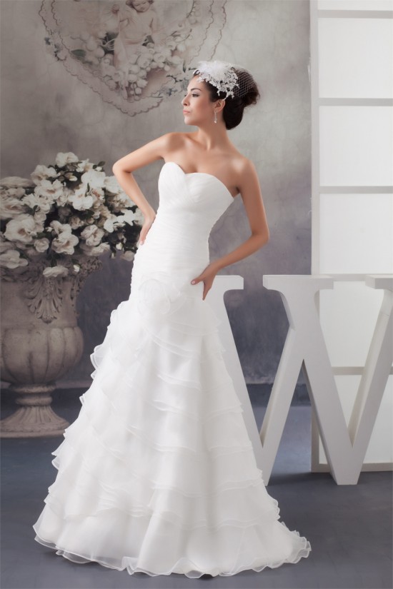 Latest Design Satin Sweetheart A-Line Sleeveless Wedding Dresses 2030759 Latest Design Satin Sweetheart A-Line Sleeveless Wedding Dresses 2030759