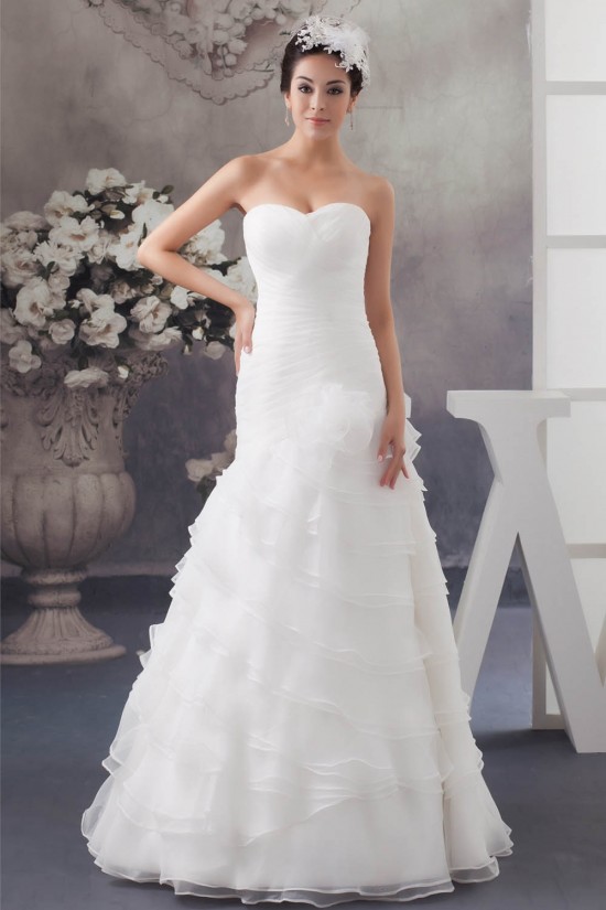 Latest Design Satin Sweetheart A-Line Sleeveless Wedding Dresses 2030759 Latest Design Satin Sweetheart A-Line Sleeveless Wedding Dresses 2030759
