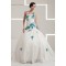 Latest Design Sleeveless Halter Satin Ball Gown Sweet Wedding Dresses 2030761