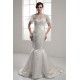 Mermaid/Trumpet Short Sleeve Portrait Lace Wedding Dresses 2030771 Mermaid/Trumpet Short Sleeve Portrait Lace Wedding Dresses 2030771