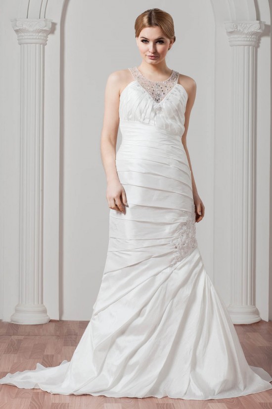 New Arrival A-Line Taffeta V-Neck Beaded Wedding Dresses 2030777 New Arrival A-Line Taffeta V-Neck Beaded Wedding Dresses 2030777