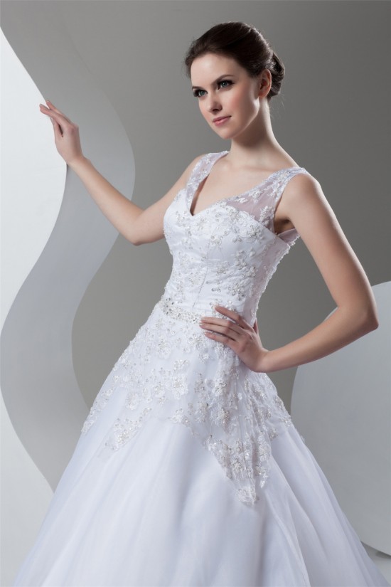 New Arrival Ball Gown Satin Organza V-Neck Sleeveless Wedding Dresses 2030778 New Arrival Ball Gown Satin Organza V-Neck Sleeveless Wedding Dresses 2030778