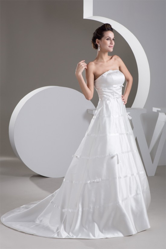 New Design Sleeveless Strapless Satin Taffeta Wedding Dresses 2030797 New Design Sleeveless Strapless Satin Taffeta Wedding Dresses 2030797