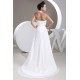A-Line Chiffon Halter Sleeveless Beaded Wedding Dresses 2030800
