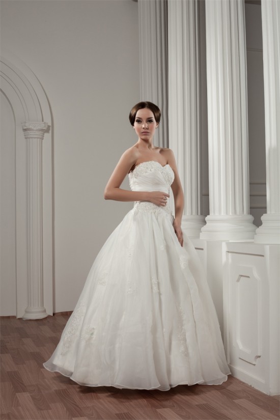 New Style Sweetheart Sleeveless A-Line Satin Lace Wedding Dresses 2030806 New Style Sweetheart Sleeveless A-Line Satin Lace Wedding Dresses 2030806