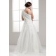 A-Line One-Shoulder Beaded Sleeveless Wedding Dresses 2030809 A-Line One-Shoulder Beaded Sleeveless Wedding Dresses 2030809